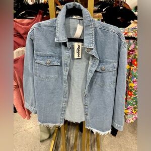 Zeagoo Light Blue Denim Jacket